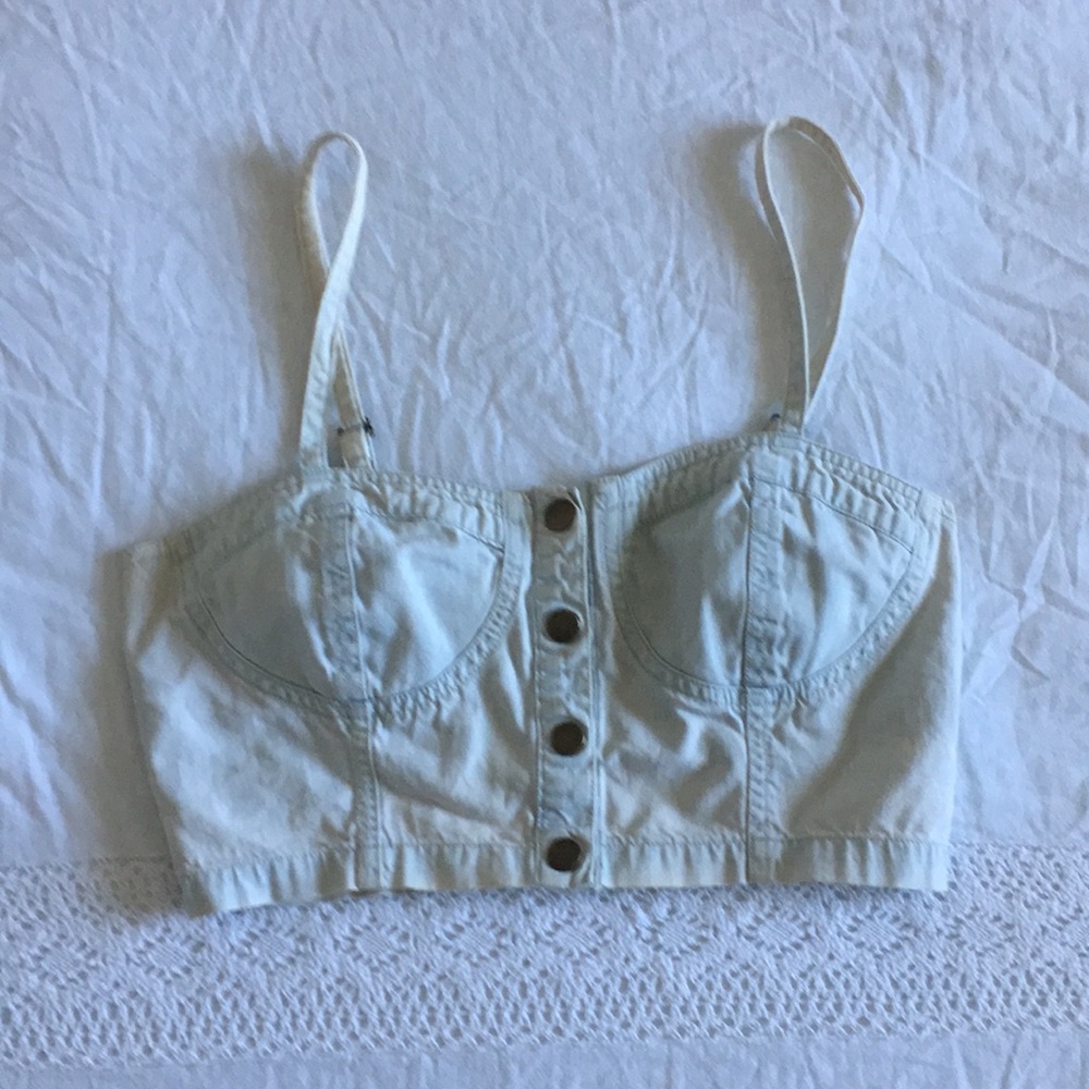 COPY - Denim crop top